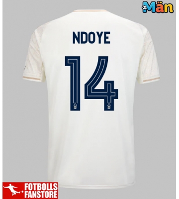 Nottingham Forest Dan Ndoye #14 Bortatröja 2025-26 Kortärmad